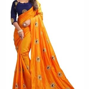 Paper silk saree